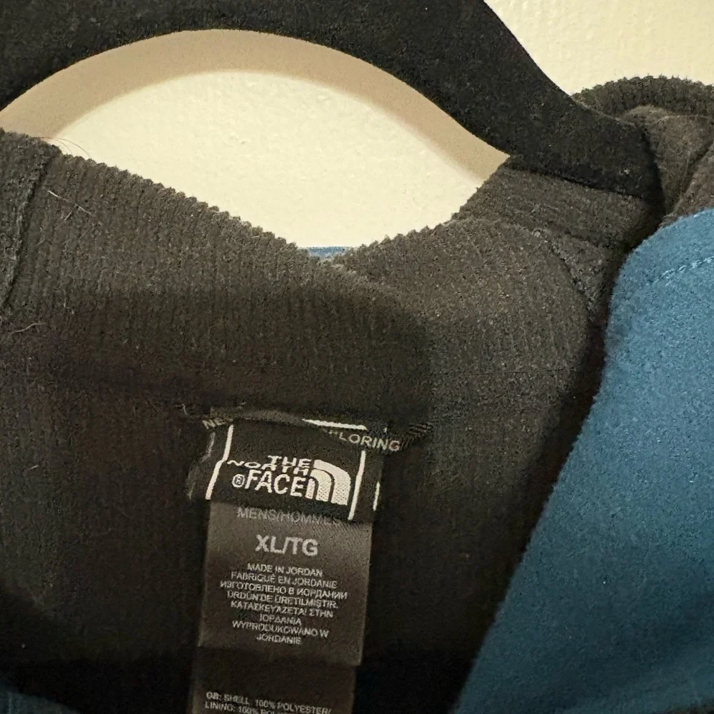 The North Face Black and Teal Jacket - Picture 3 of 4